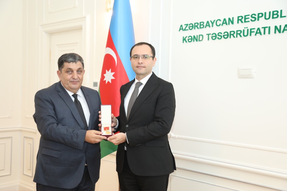 Nazir əməkdaşlarına medal və vəsiqələrini təqdim etdi - FOTOLAR