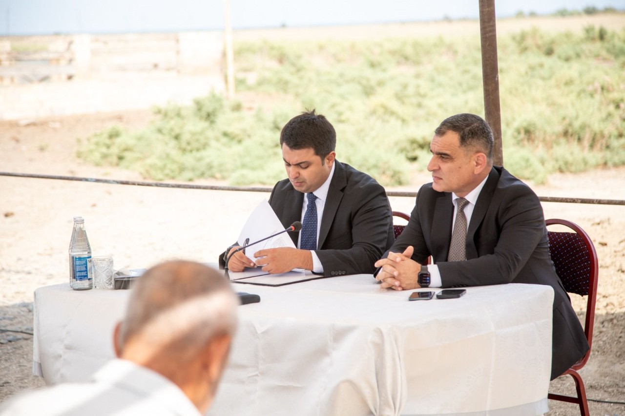 Neftçalanın icra başçısı səyyar görüş keçirib - FOTOLAR