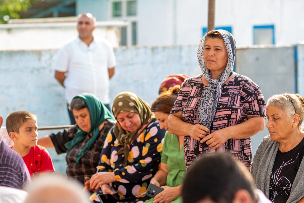 Neftçalanın icra başçısı səyyar görüş keçirib - FOTOLAR