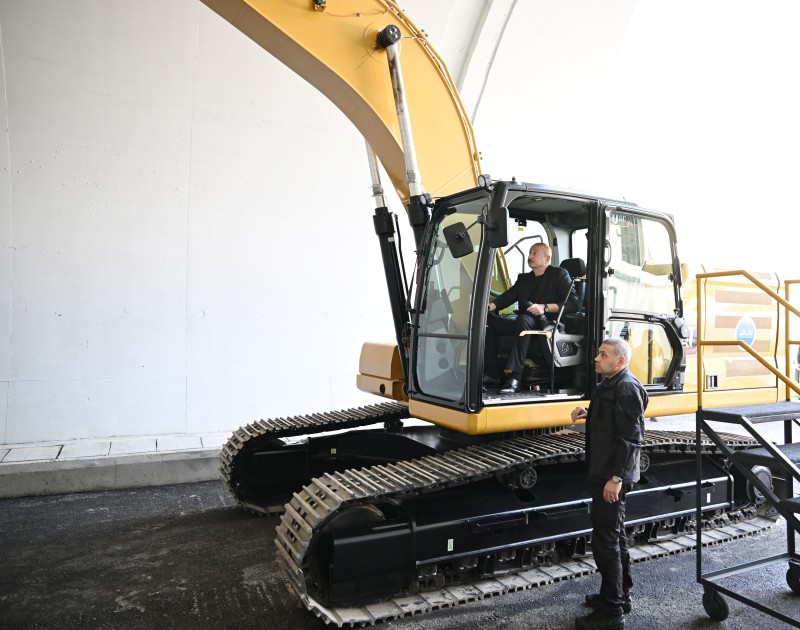 Prezident Murovdağ tunelinin texniki açılışını edib - YENİLƏNİB (FOTOLAR)