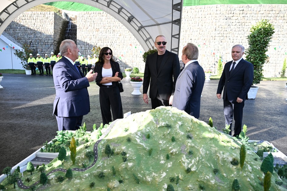 Prezident Murovdağ tunelinin texniki açılışını edib - YENİLƏNİB (FOTOLAR)