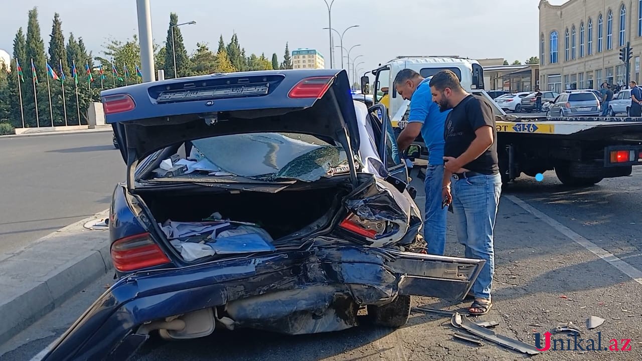 Gəncədə toya gedənlər qəzaya düşdü - YENİLƏNİB (FOTOLAR)