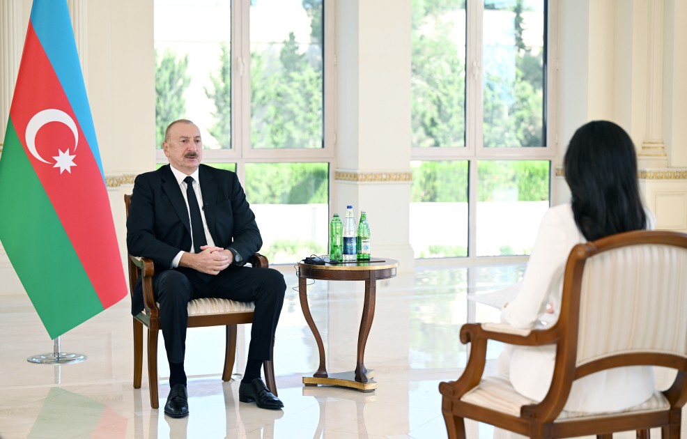 Prezident “Əl-Ərəbiyyə” telekanalına müsahibə verib - TAM MƏTN