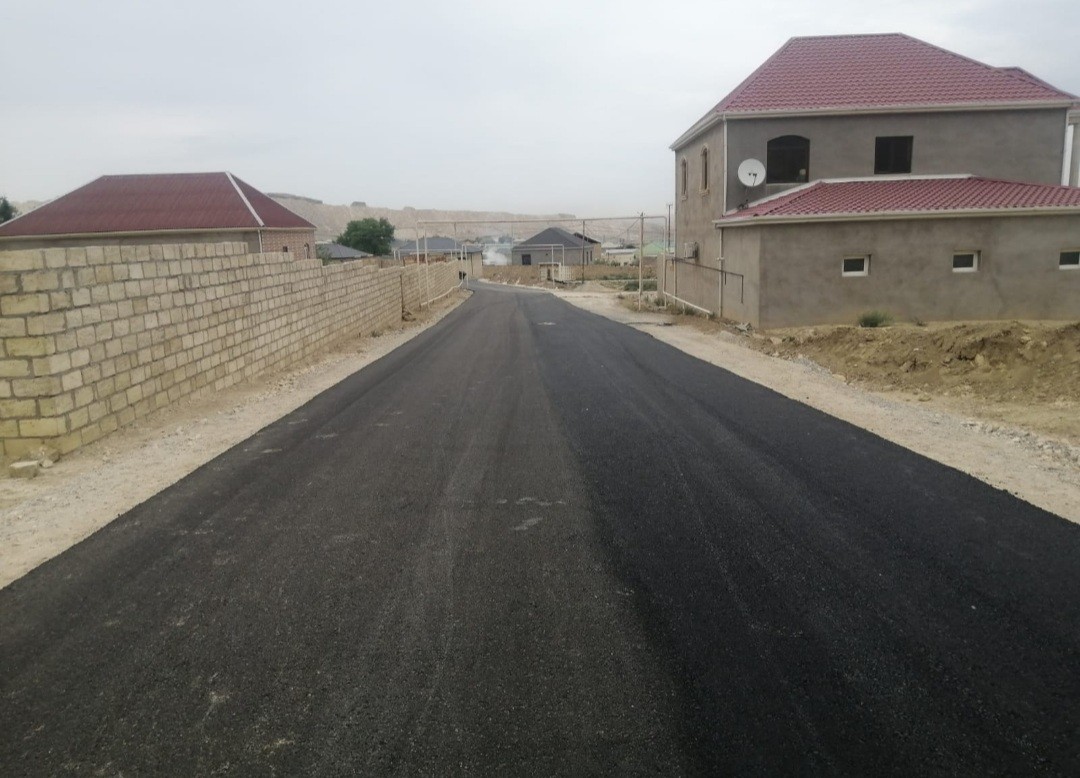 Qaradağda infrastruktur yenilənir - FOTOLAR