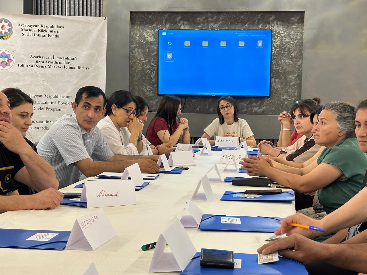 Keçmiş məcburi köçkünlərin yeni yaşayış şəraitinə adaptasiyası ilə bağlı 68 tədbir keçirilib - FOTOLAR