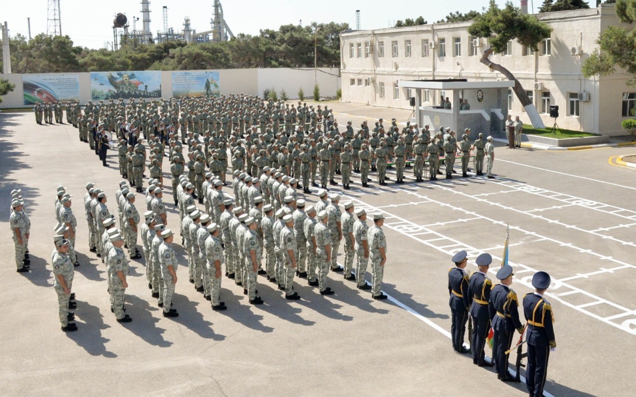 Gənc əsgərlərin andiçmə mərasimi keçirilib - FOTO