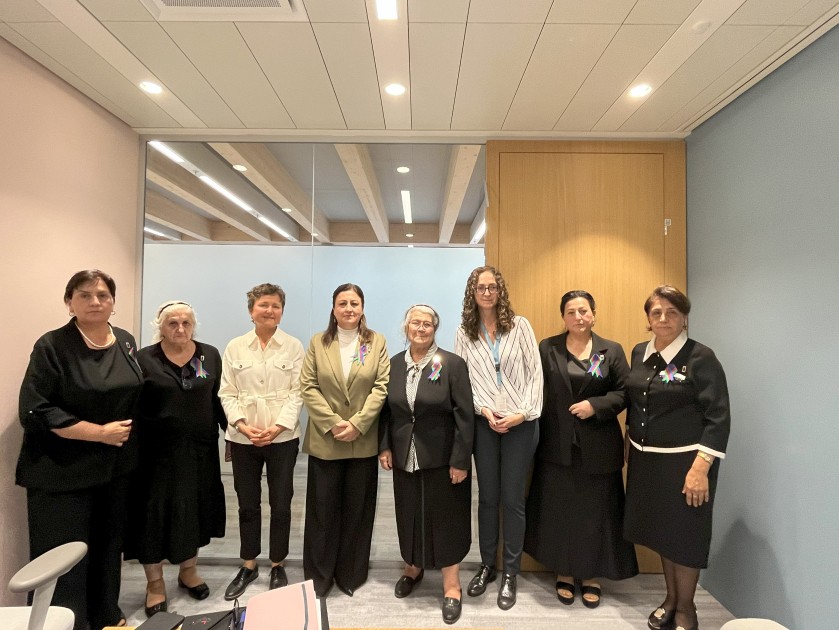 Azərbaycanlı itkinlərin ailə üzvləri ilk dəfə BMT-də qəbul edildi - FOTOLAR