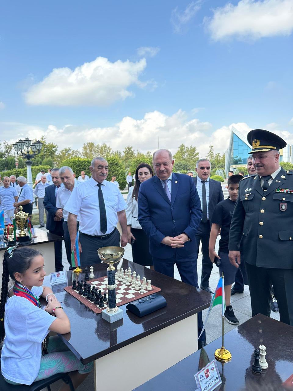 Beyləqanda şahmat üzrə beynəlxalq qrossmeystr Namiq Quliyevlə görüş keçirildi - FOTOLAR