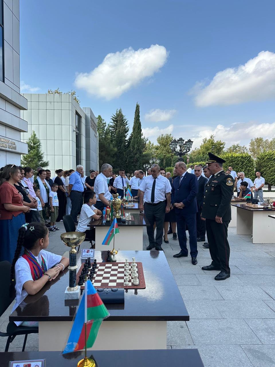 Beyləqanda şahmat üzrə beynəlxalq qrossmeystr Namiq Quliyevlə görüş keçirildi - FOTOLAR