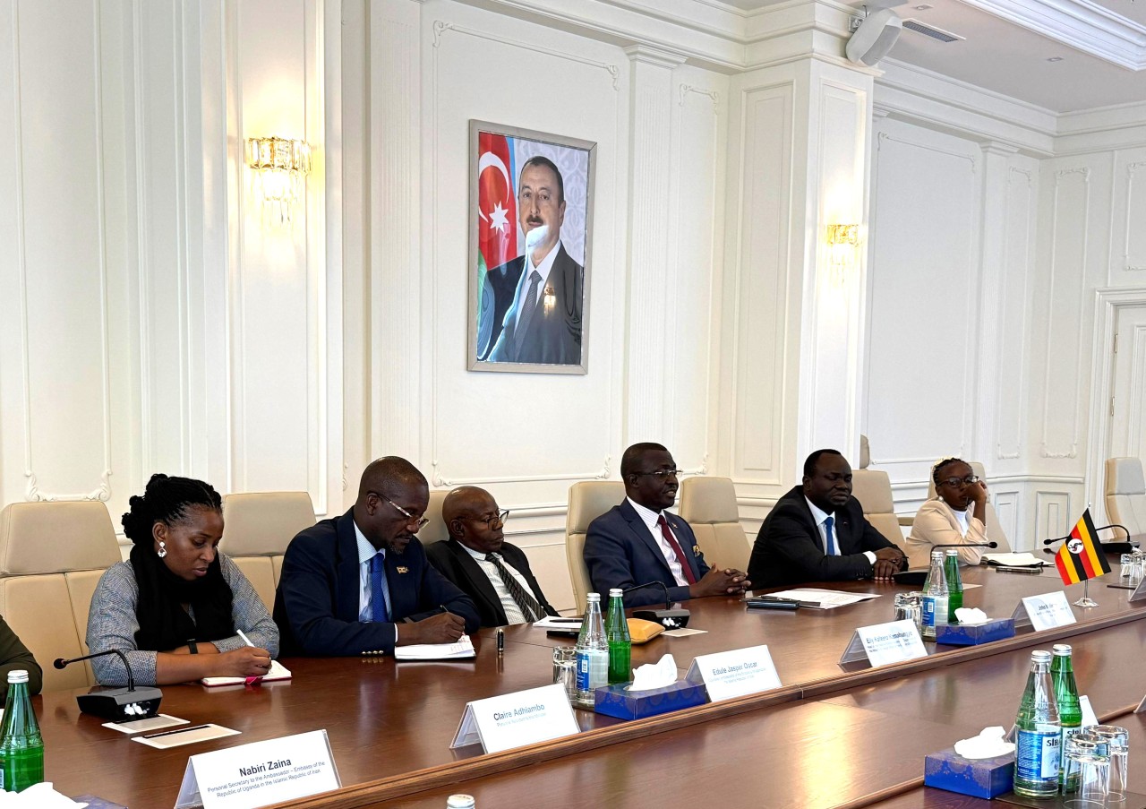 Uqanda Respublikasının nümayəndə heyəti ilə görüş keçirildi - FOTOLAR
