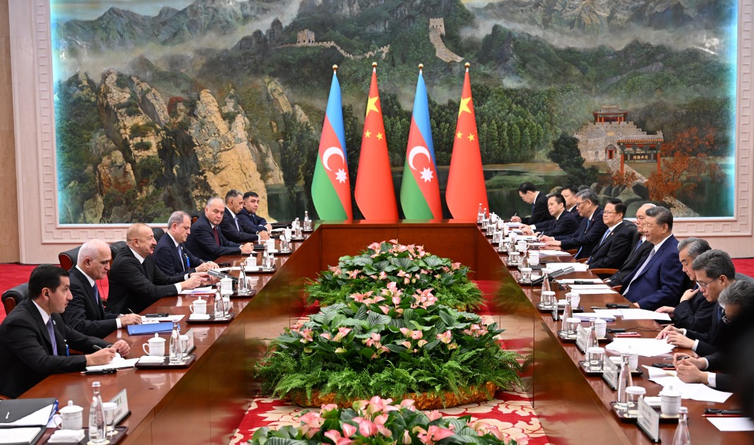 İlham Əliyev Çin lideri ilə  görüşdü - YENİLƏNİB