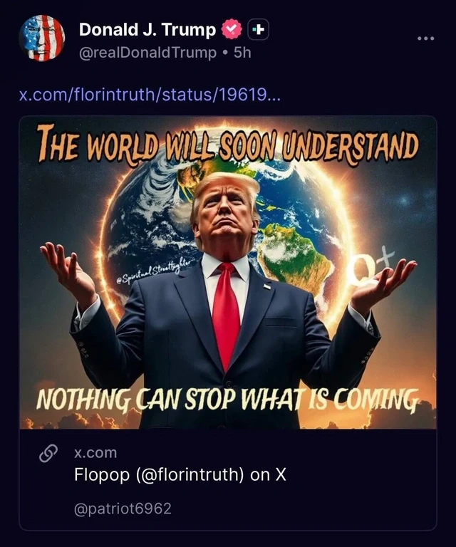 Trampın bu paylaşımı müzakirələrə səbəb oldu - FOTO