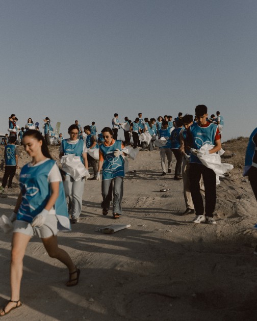 Leyla və Arzu Əliyeva təmizlik aksiyasına qoşuldular - FOTOLAR