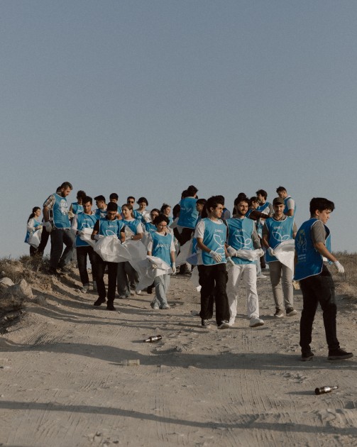 Leyla və Arzu Əliyeva təmizlik aksiyasına qoşuldular - FOTOLAR