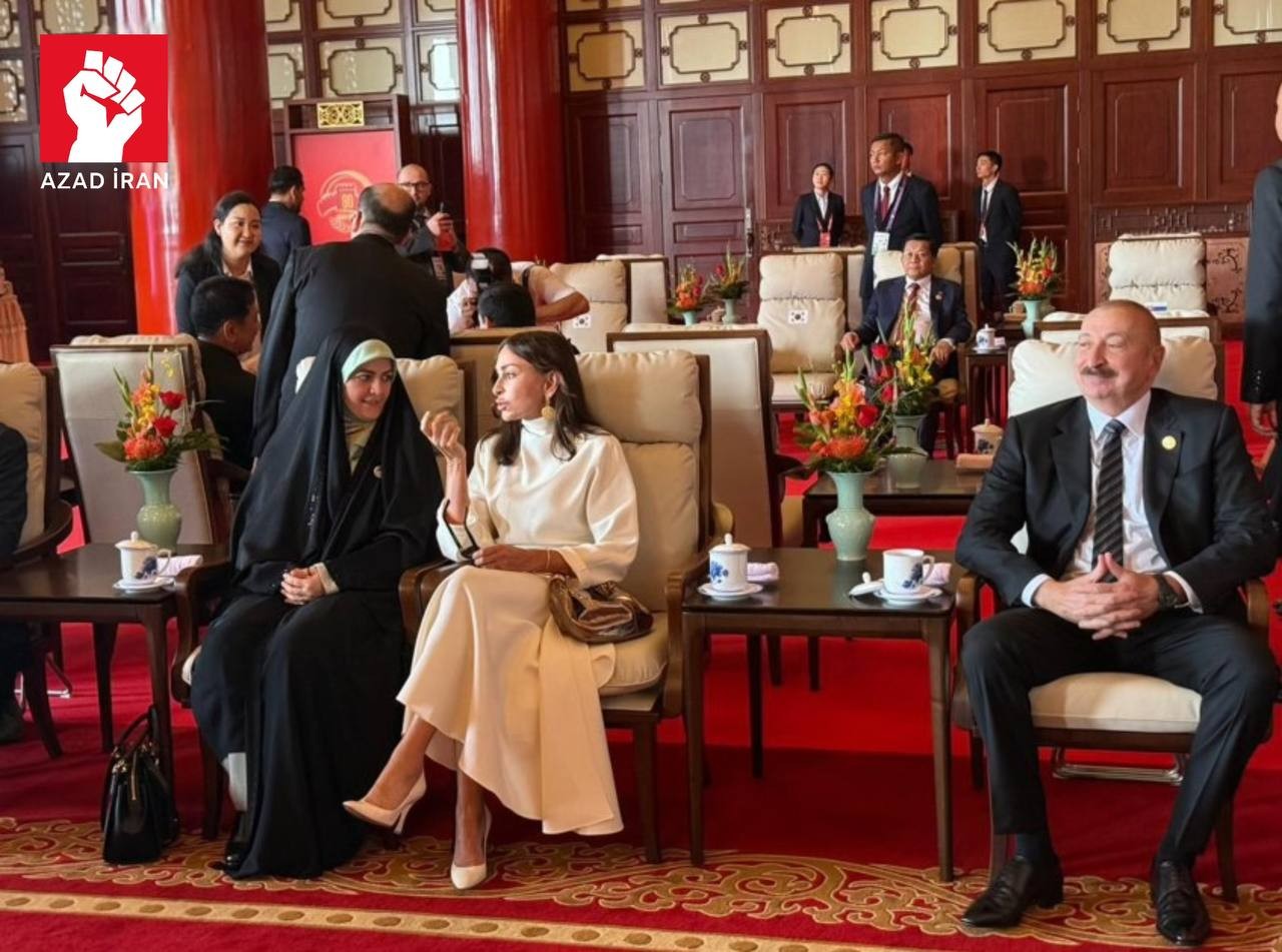 Pekin paradında səmimi anlar - FOTO