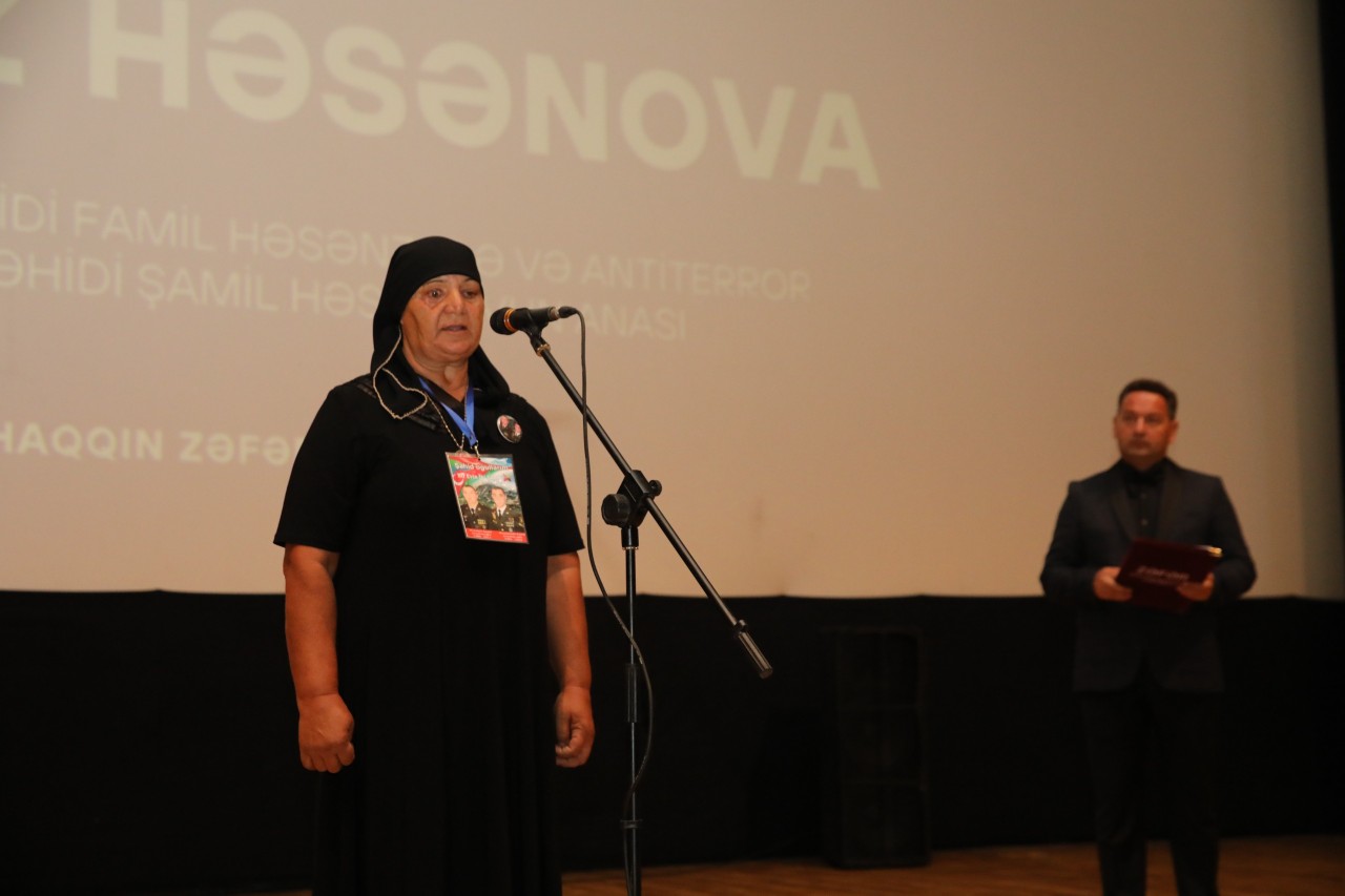 Antiterror döyüşlərinə həsr olunan tədbir keçirilib - FOTOLAR