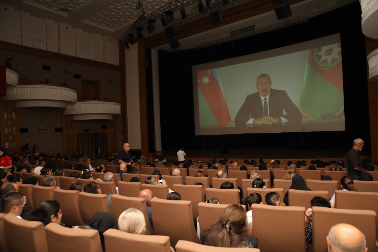 Antiterror döyüşlərinə həsr olunan tədbir keçirilib - FOTOLAR