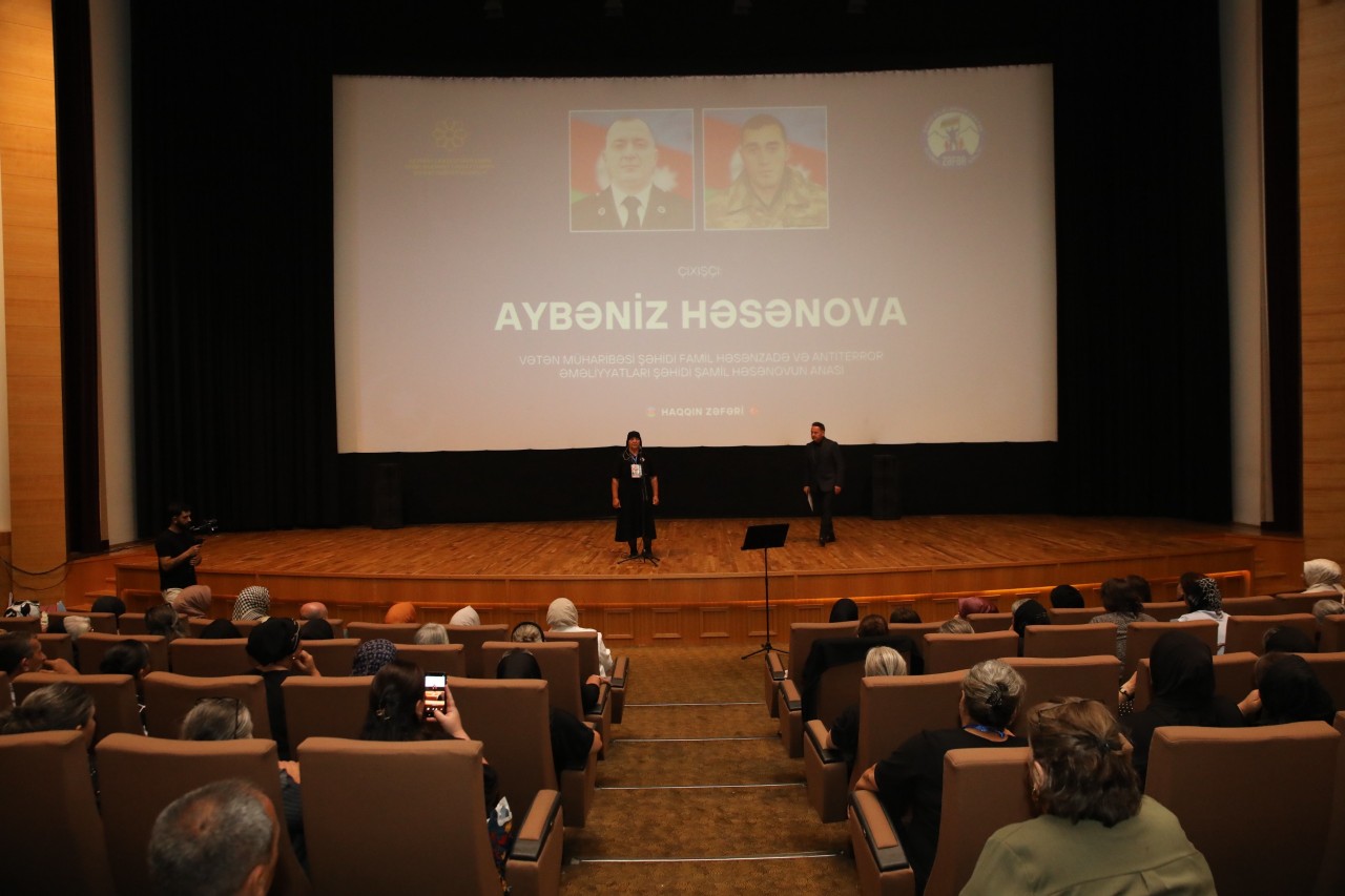 Antiterror döyüşlərinə həsr olunan tədbir keçirilib - FOTOLAR