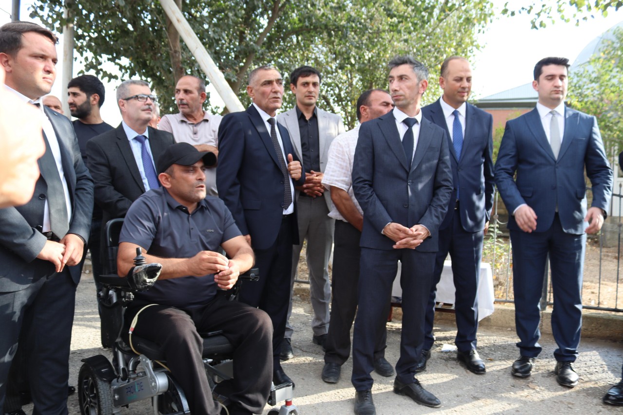 Mərzəndiyyə kəndində içməli su layihəsi həyata keçirilib - FOTOLAR