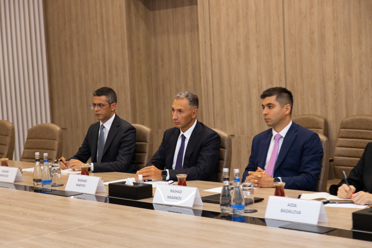 Rəşad Nəbiyev Ke Ji Xinlə görüşdü - FOTOLAR