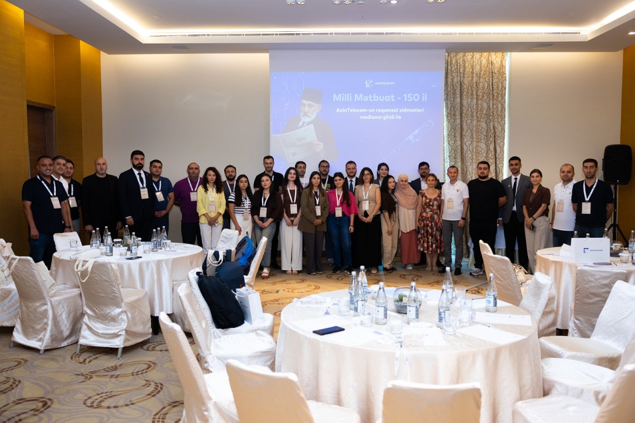 “AzInTelecom” media nümayəndələri üçün təlim təşkil edib - FOTOLAR