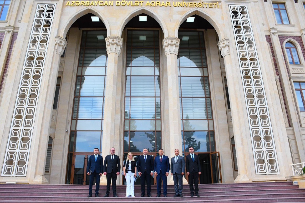 İğdır Universitetinin rektoru ADAU-ya səfər edib - FOTOLAR