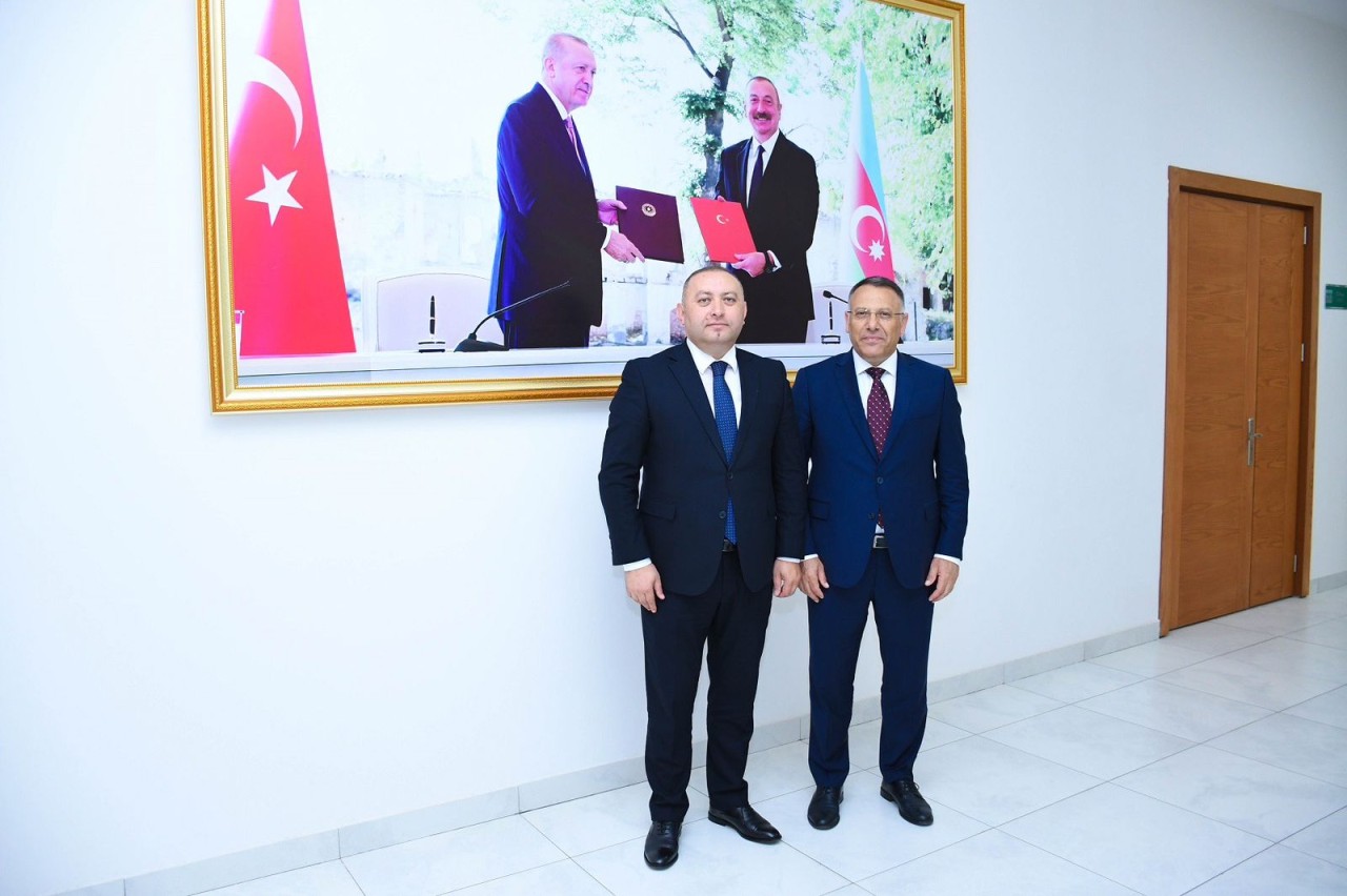 İğdır Universitetinin rektoru ADAU-ya səfər edib - FOTOLAR