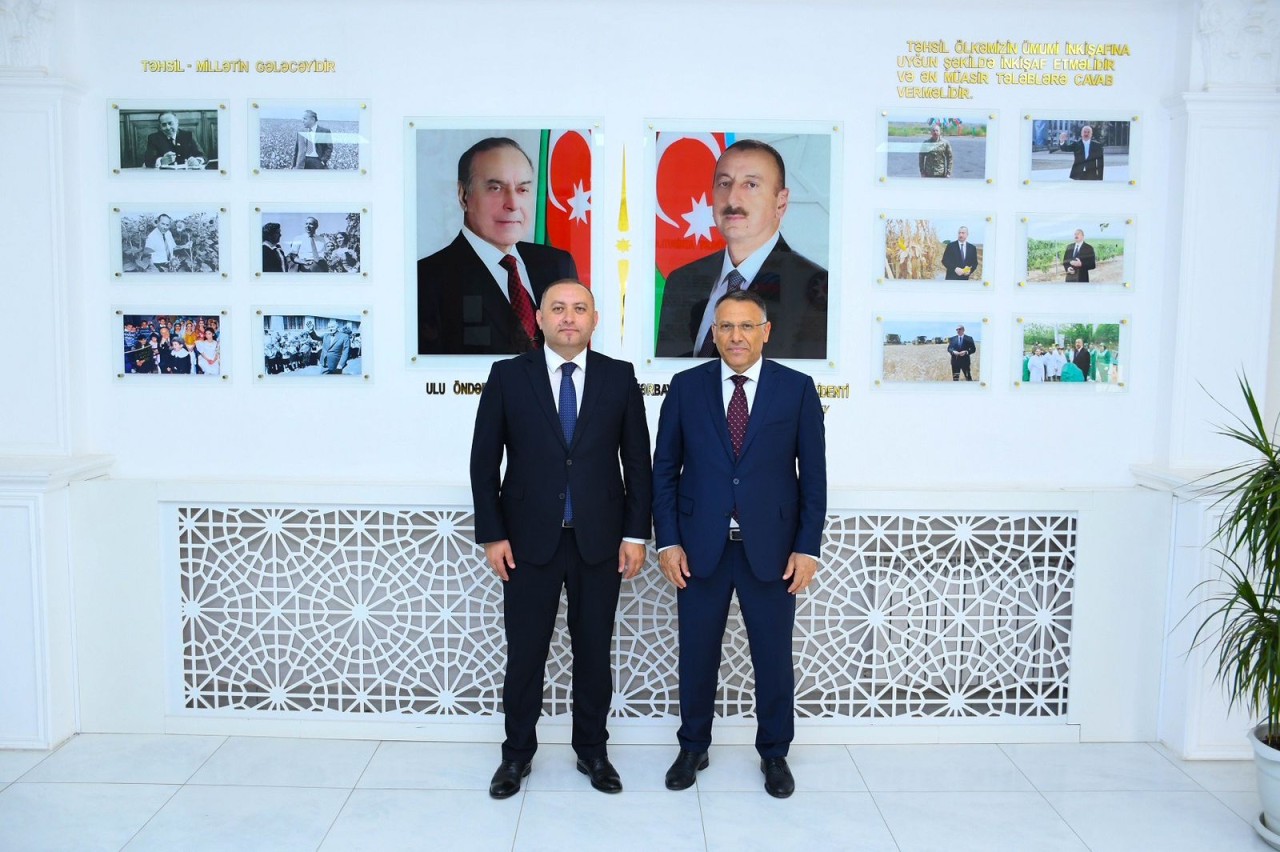 İğdır Universitetinin rektoru ADAU-ya səfər edib - FOTOLAR