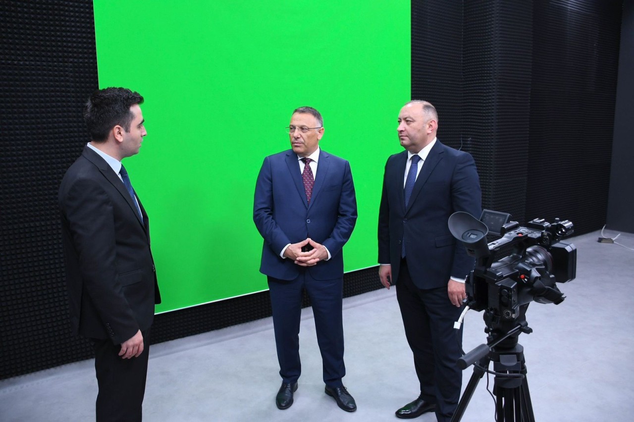 İğdır Universitetinin rektoru ADAU-ya səfər edib - FOTOLAR