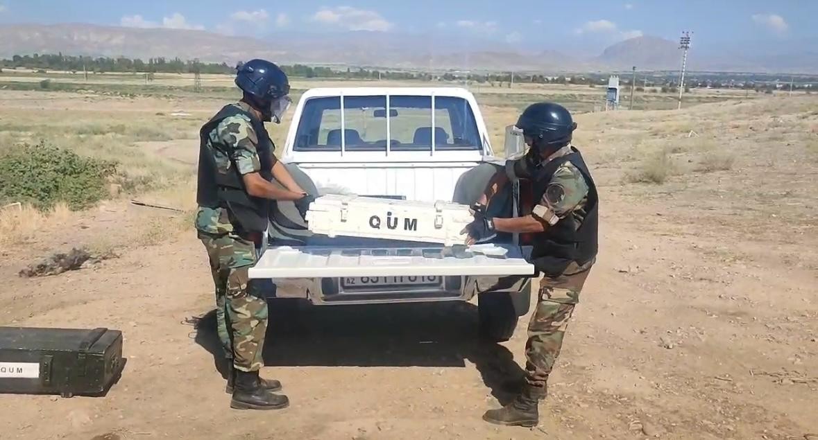 Naxçıvanda hərbi sursatlar tapıldı - FOTOLAR