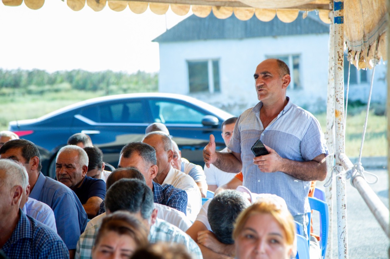 Neftçalanın icra başçısı səyyar görüş keçirib - FOTOLAR