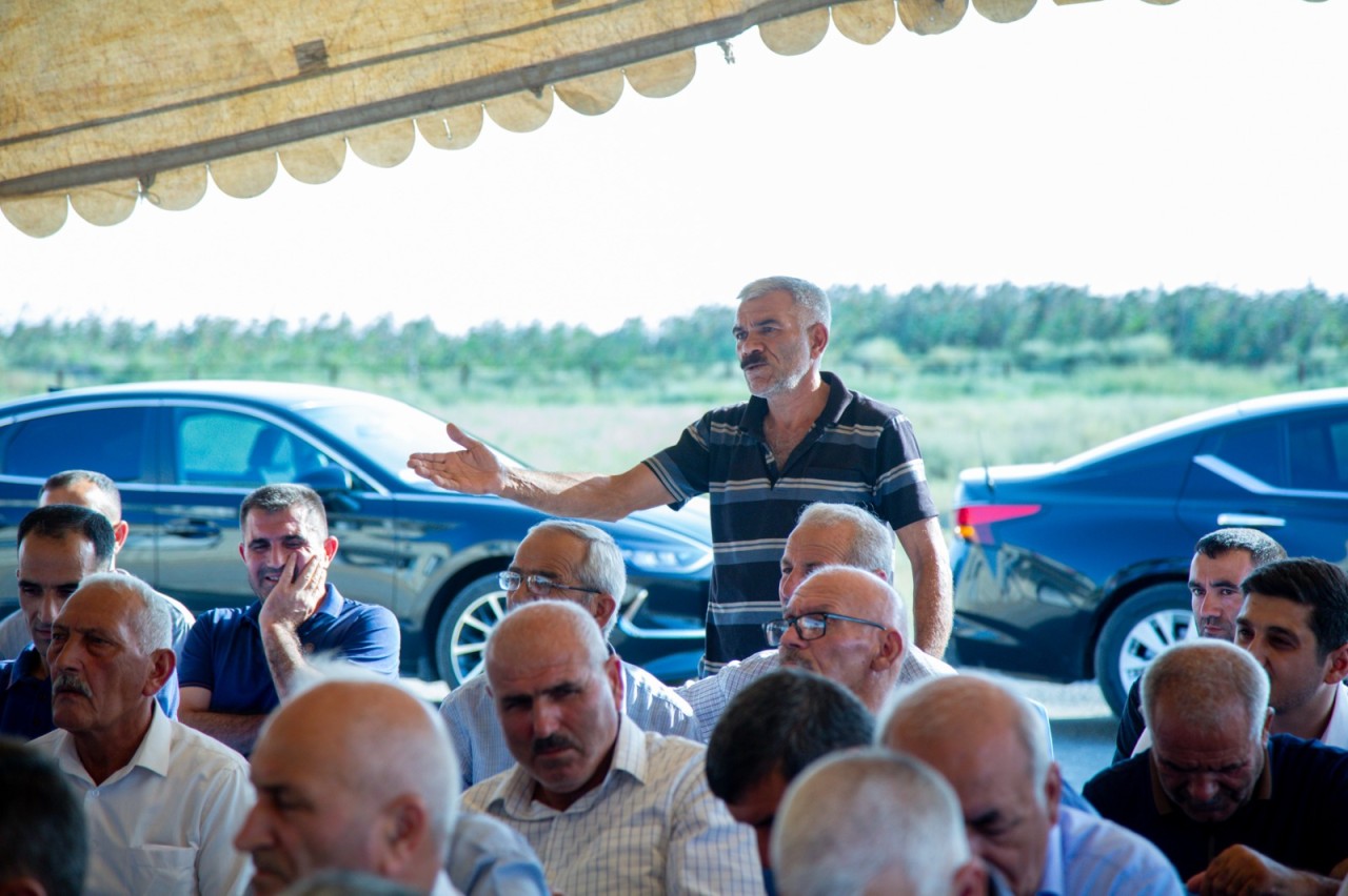 Neftçalanın icra başçısı səyyar görüş keçirib - FOTOLAR