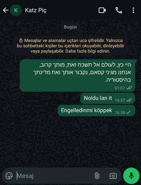 Türkiyəli hakerlər İsrailin müdafiə nazirinin nömrəsini yaydılar - FOTOLAR