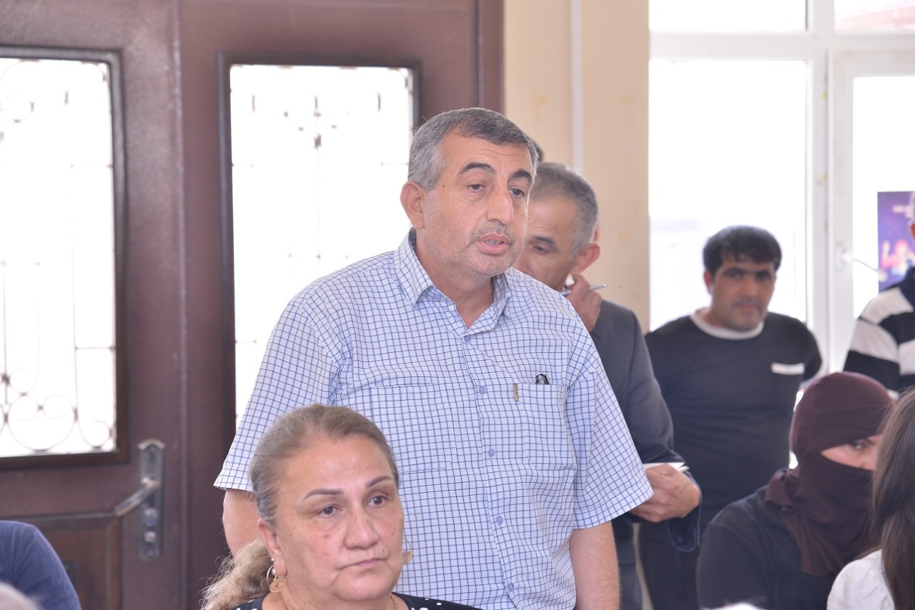 Süleyman Mikayılov növbəti səyyar görüş keçirib - FOTOLAR