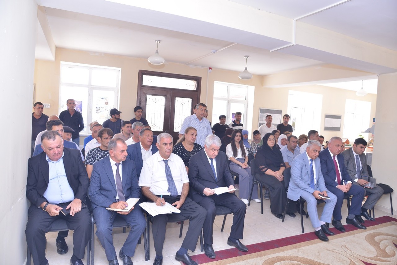 Süleyman Mikayılov növbəti səyyar görüş keçirib - FOTOLAR