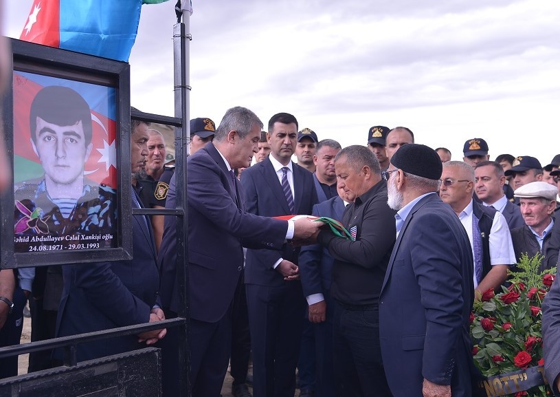 Şəhid Cəlal Abdullayev Qaradağda dəfn edildi - FOTOLAR