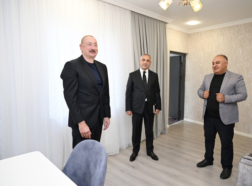 İlham Əliyev Şuşakənd kəndində oldu - FOTOLAR