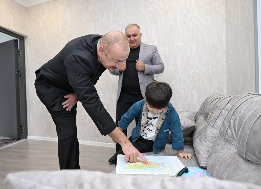 İlham Əliyev Şuşakənd kəndində oldu - FOTOLAR