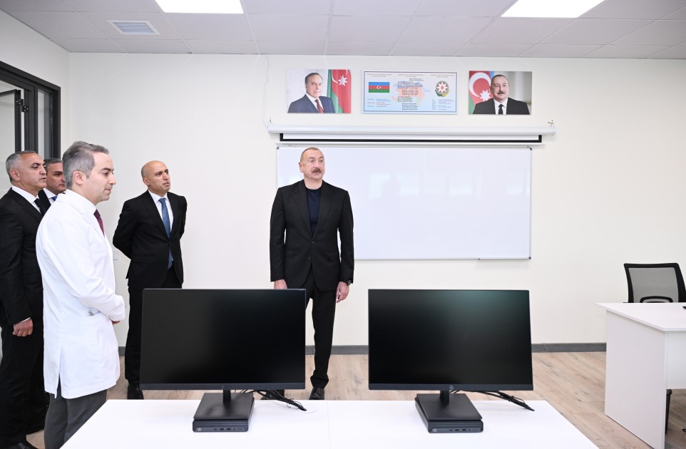 Prezident Xankəndində açılışlar etdi - FOTOLAR