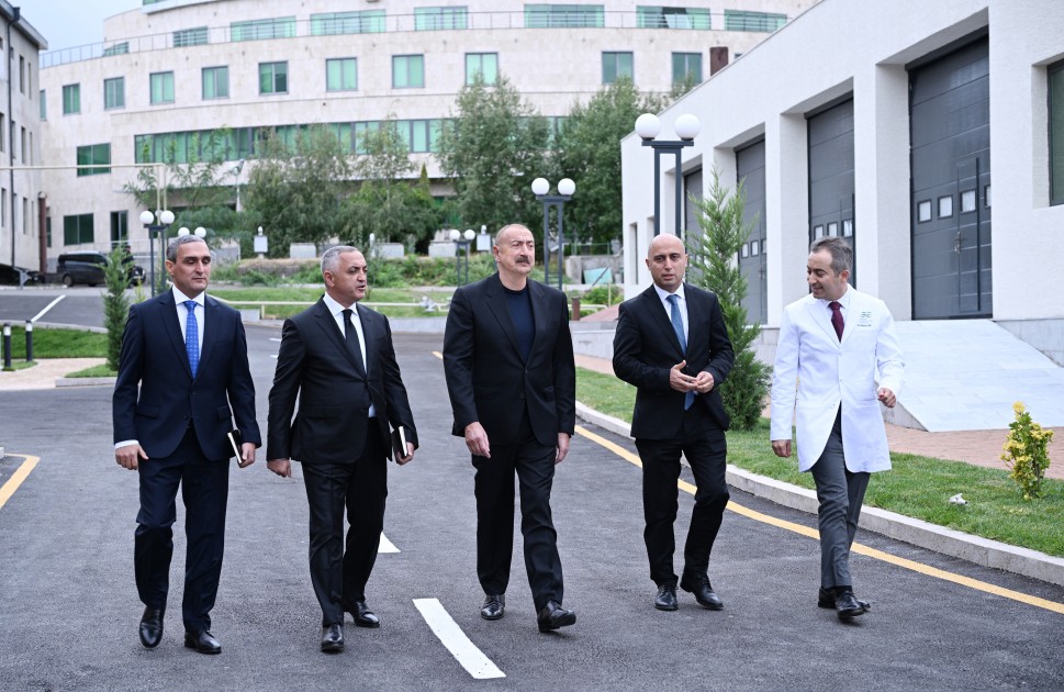 Prezident Xankəndində açılışlar etdi - FOTOLAR