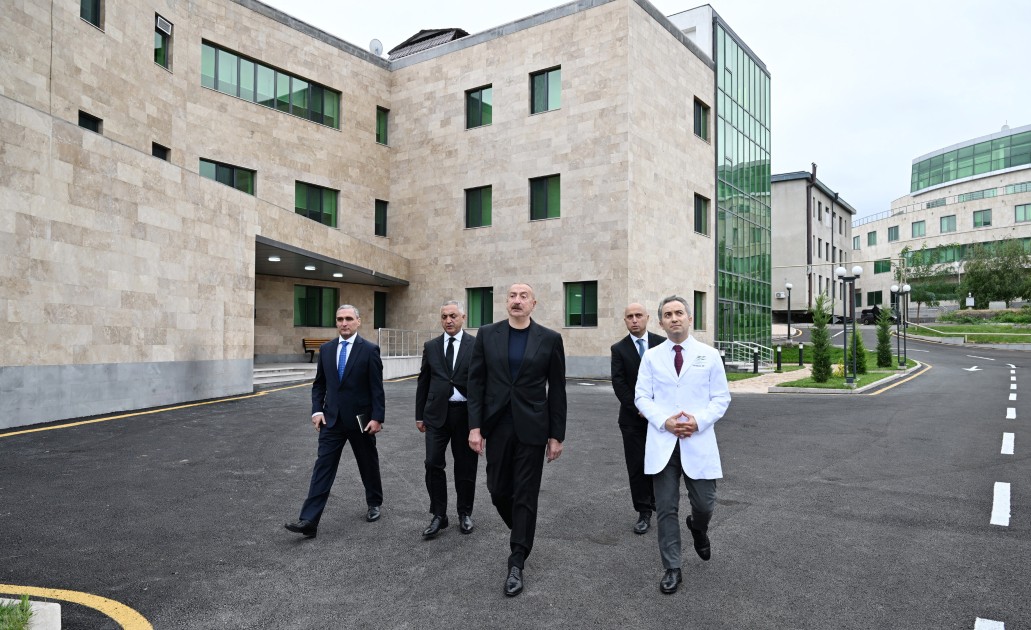 Prezident Xankəndində açılışlar etdi - FOTOLAR