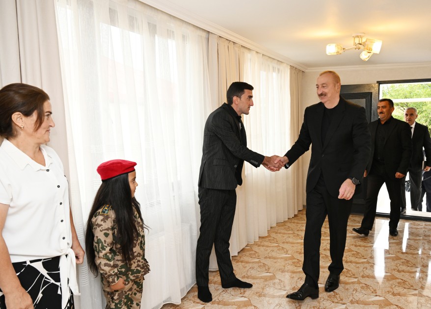 İlham Əliyev Xocalının Seyidbəyli kəndində - FOTOLAR