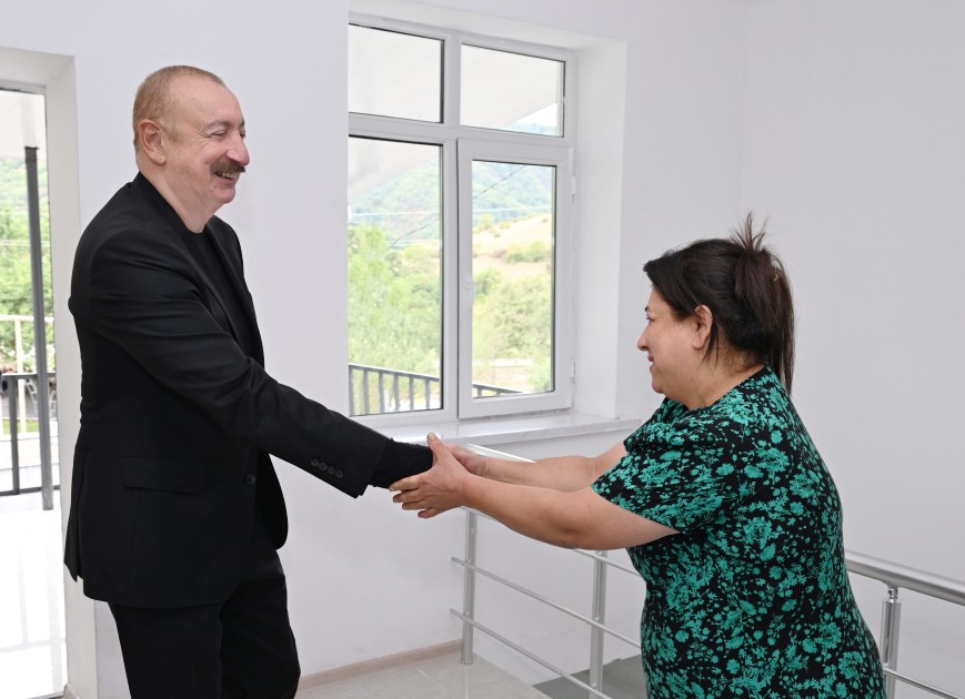 Prezident Badara kəndində olub - FOTOLAR