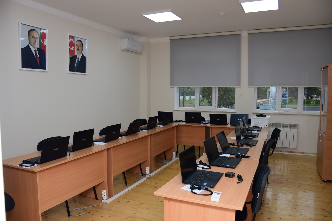 Ağdamda yeni məktəb binasının açılışı olub - FOTOLAR