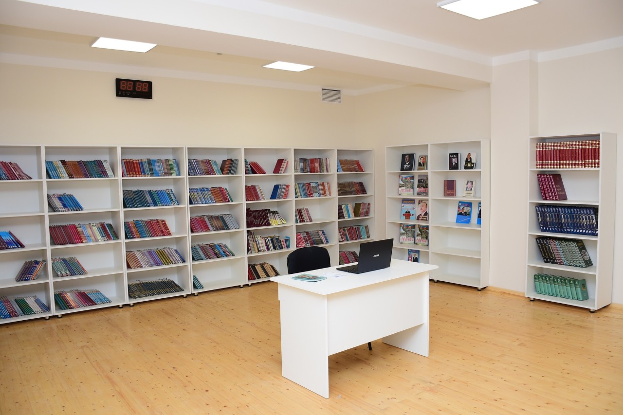 Ağdamda yeni məktəb binasının açılışı olub - FOTOLAR