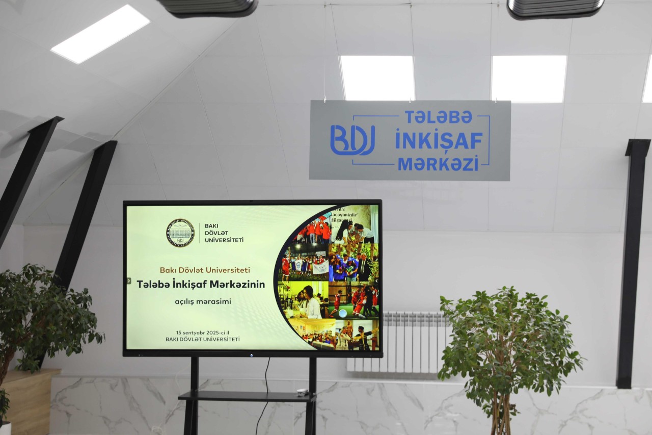 BDU-da Tələbə İnkişaf Mərkəzi açılıb - FOTOLAR