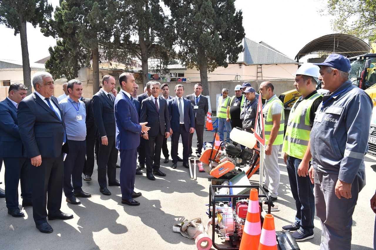 Gəncə şəhərinin su təchizatına baxış keçirilib - FOTOLAR/VİDEO