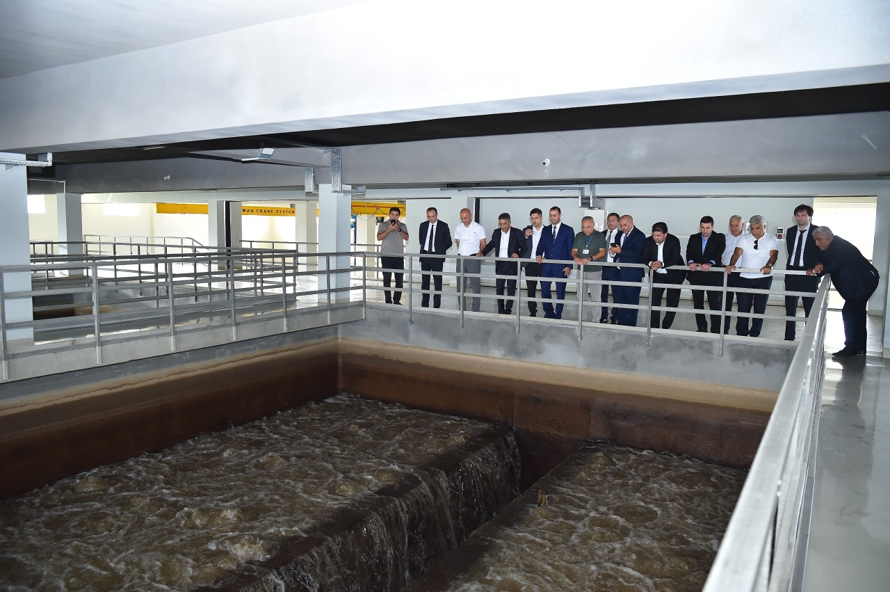 Gəncə şəhərinin su təchizatına baxış keçirilib - FOTOLAR/VİDEO