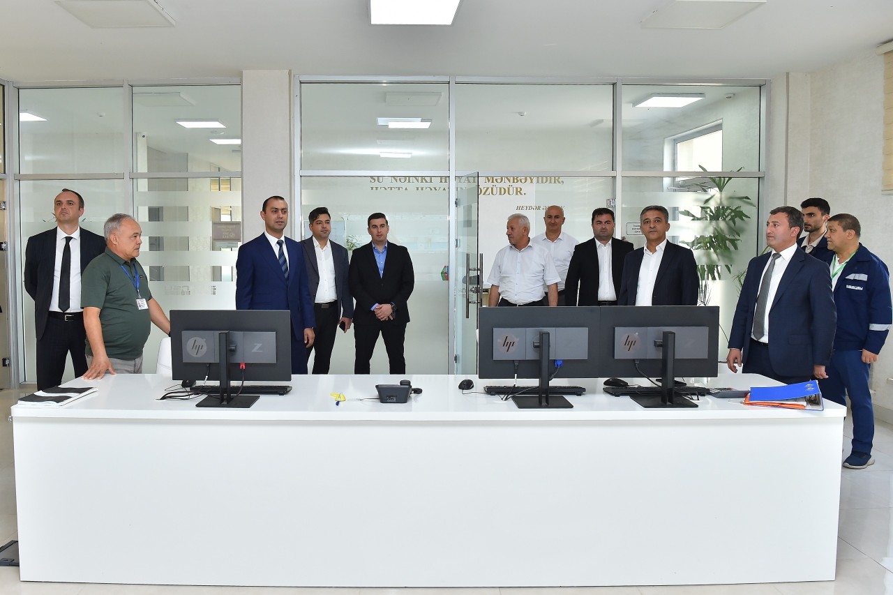 Gəncə şəhərinin su təchizatına baxış keçirilib - FOTOLAR/VİDEO