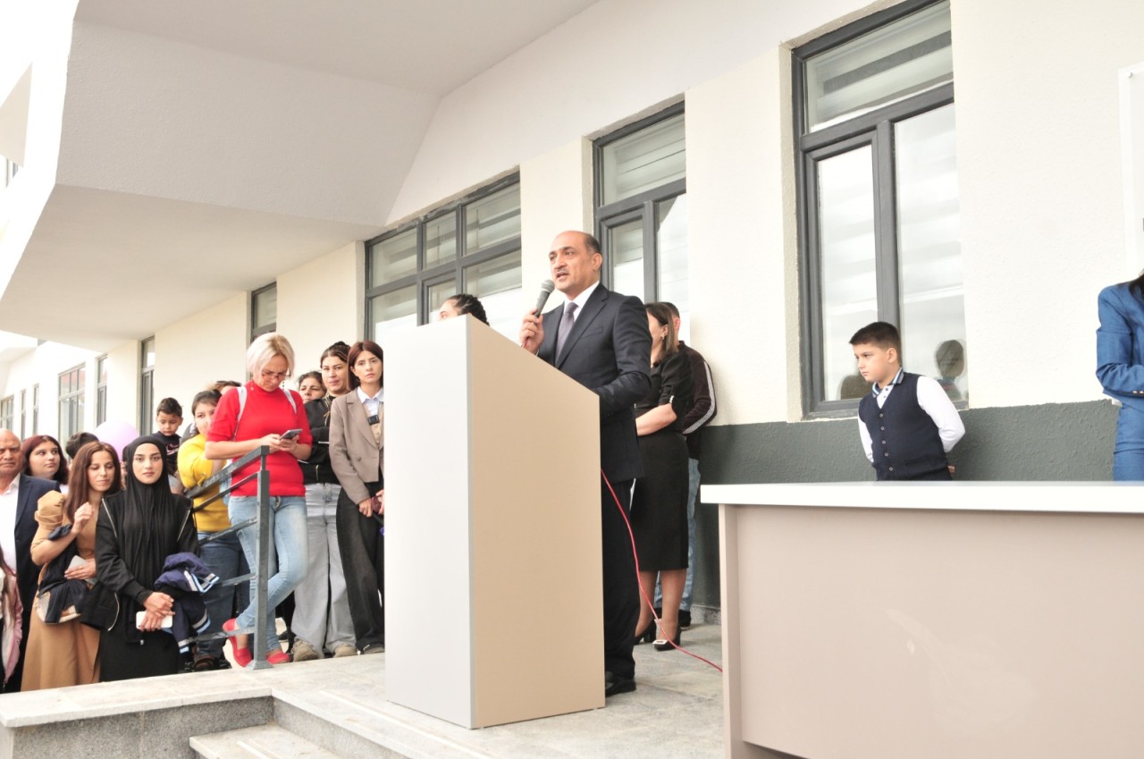 Abşeron rayonunda yeni məktəblərin açılışları olub - FOTOLAR